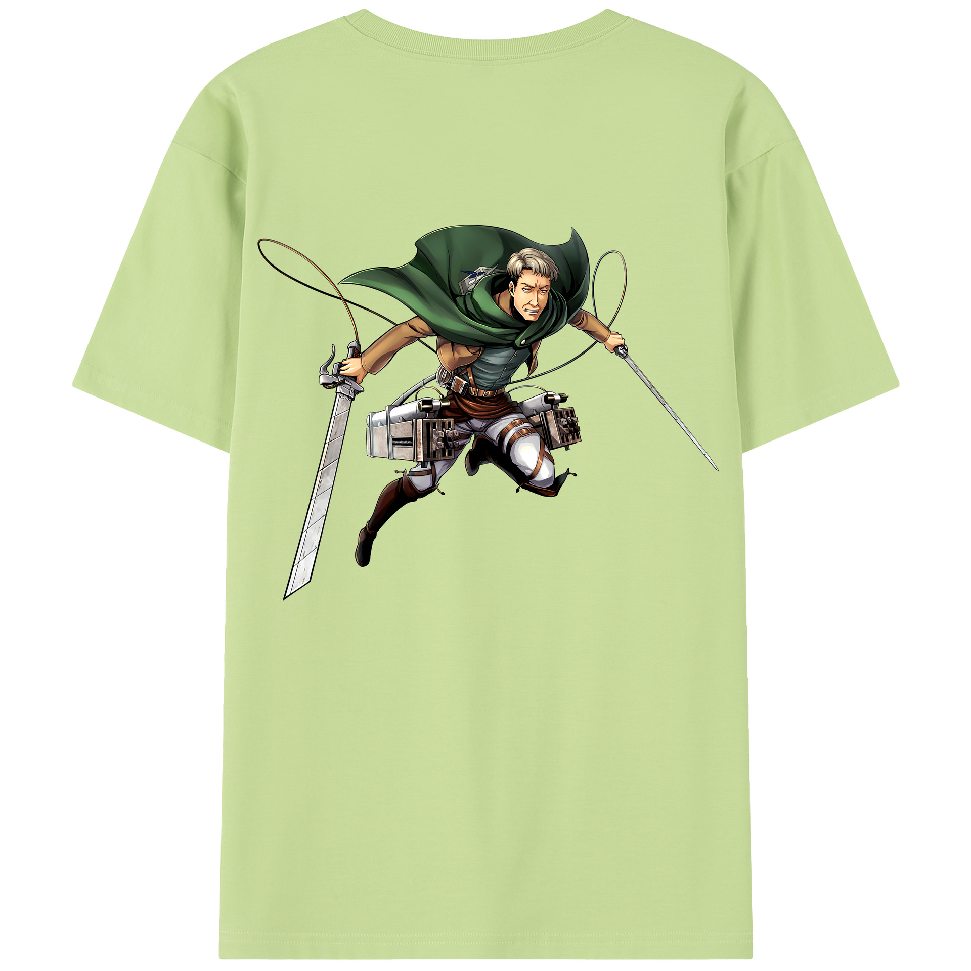 （画像用） 進撃の巨人 Attack on Titan 綿100％半袖Tシャツ（背面プリント）